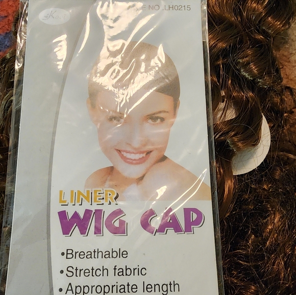 Luxurious Brown Curly Hair Wig - Picture 6 of 6